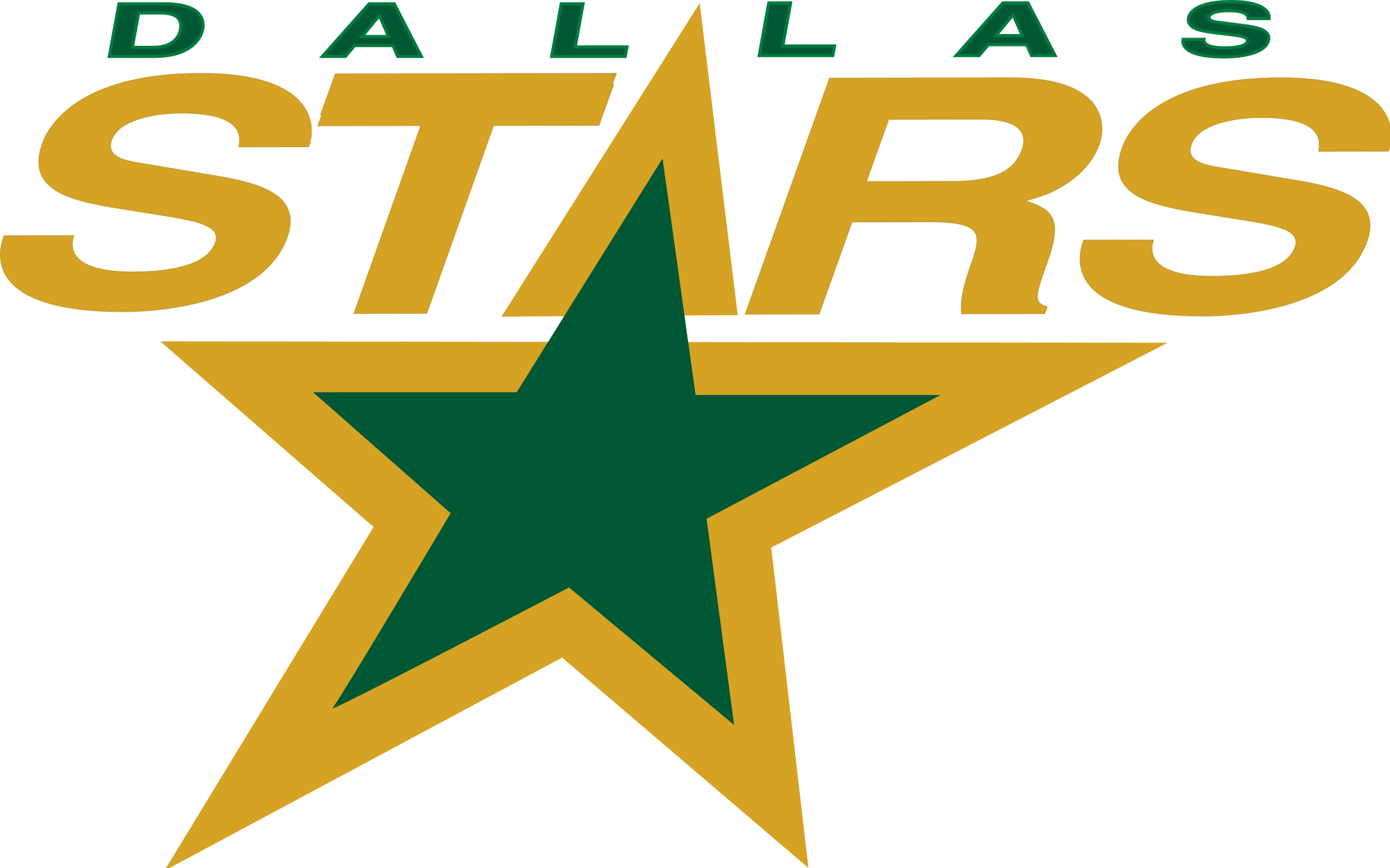 Dallas Stars Logo Svg For The Win Mlb Logo Clip Art - Dallas Stars Logo 1999 (2000x1250)