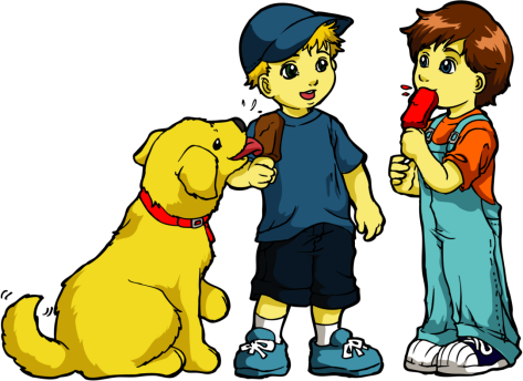 Children's Book Author Clip Art - Child (473x344)