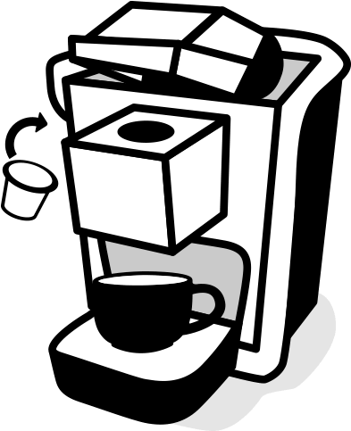 Butthole Coffee Pop That - Keurig Clip Art (558x518)