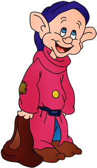 7 Dwarfs, Views Album, Snow White, Yandex, Clip Art, - Удивленный Гном (400x400)