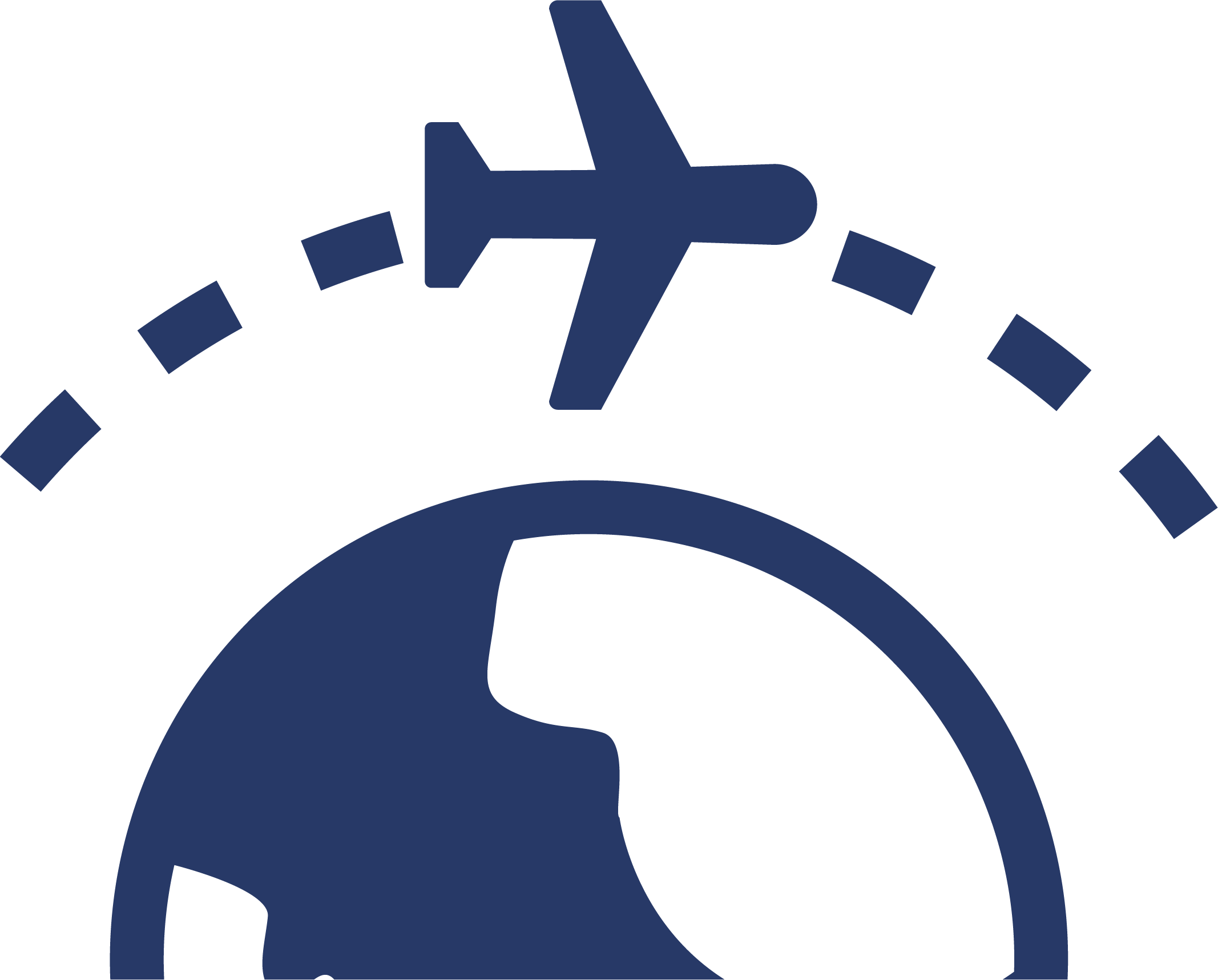 Options For - Green Airplane Icon Png (2134x1717)