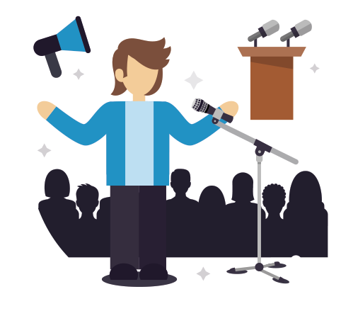 Clipart Library Library Keynotes - Public Speaking (700x500)