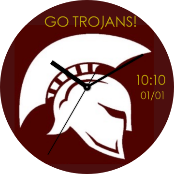 Trojan Football Watch Face Preview - Trojan Football Watch Face Preview (360x360)