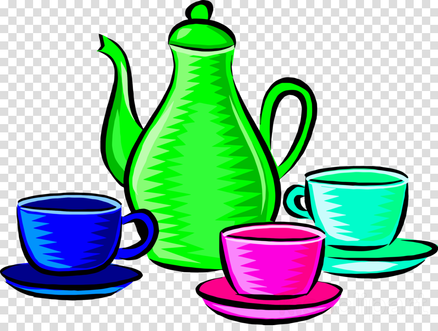 Tea Party Transparent Clipart Tea Coffee Clip Art - Coffee (900x680)