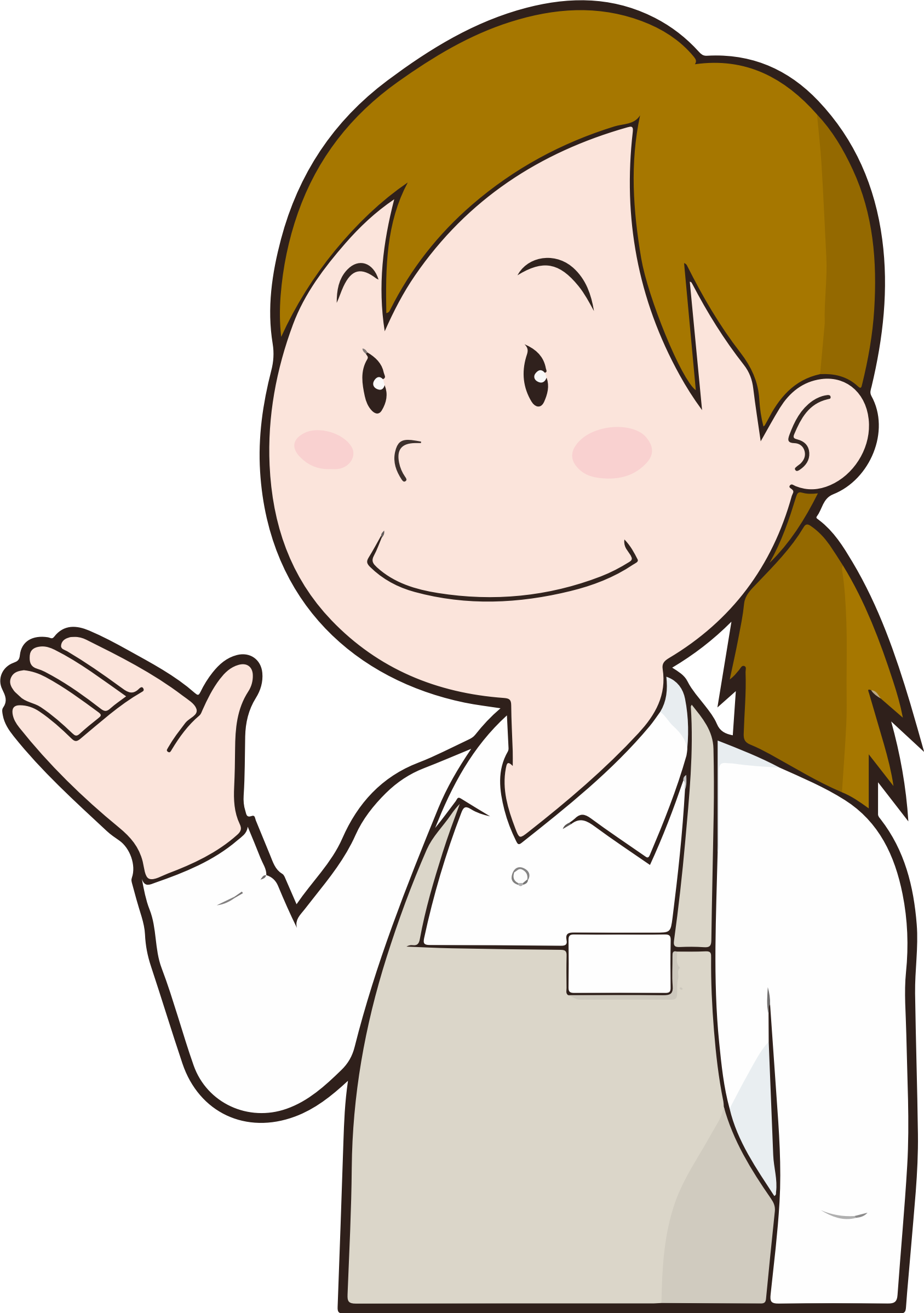 Big Image - Store Clerk Png (1687x2397)