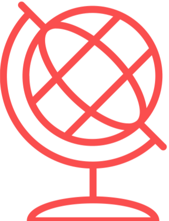 Circle Alt Circle Hover Alt Globe - Simbolo Geografia Png (349x456)