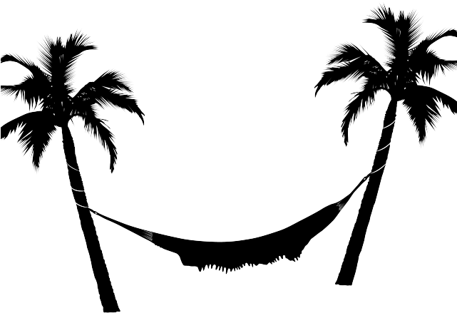Hammock Clipart Two - Palm Tree Hammock Tattoo (640x480)
