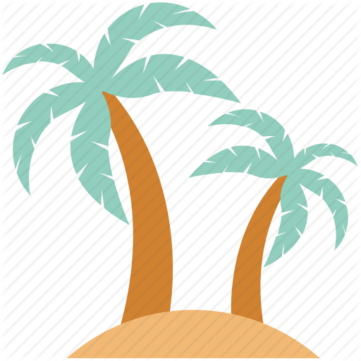Svg Freeuse Stock Palm Tree And Hammock Clipart - Tourism (512x512)