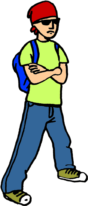 Standing Cliparts - Standing Clipart (300x705)
