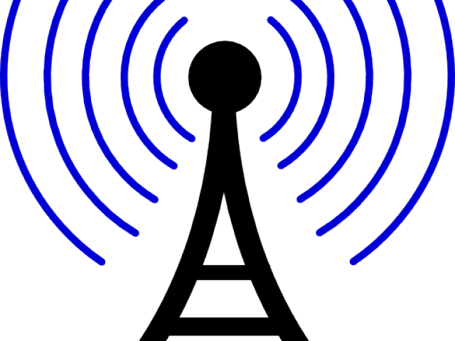 Antenna Clipart Vector - Radio Waves Icon Png (640x480)