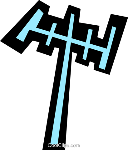 Antenna Royalty Free Vector Clip Art Illustration - Antenna (410x480)