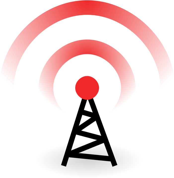 Antenna Clipart Antena - Wireless Symbol (708x720)
