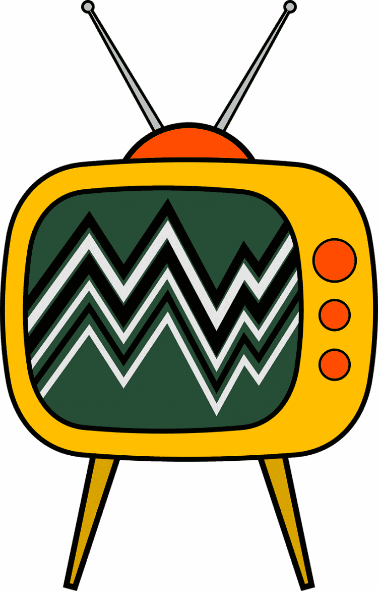 Antenna Cartoon Clipart Aerials Clip Art - Tv Cartoon Png (750x1171)