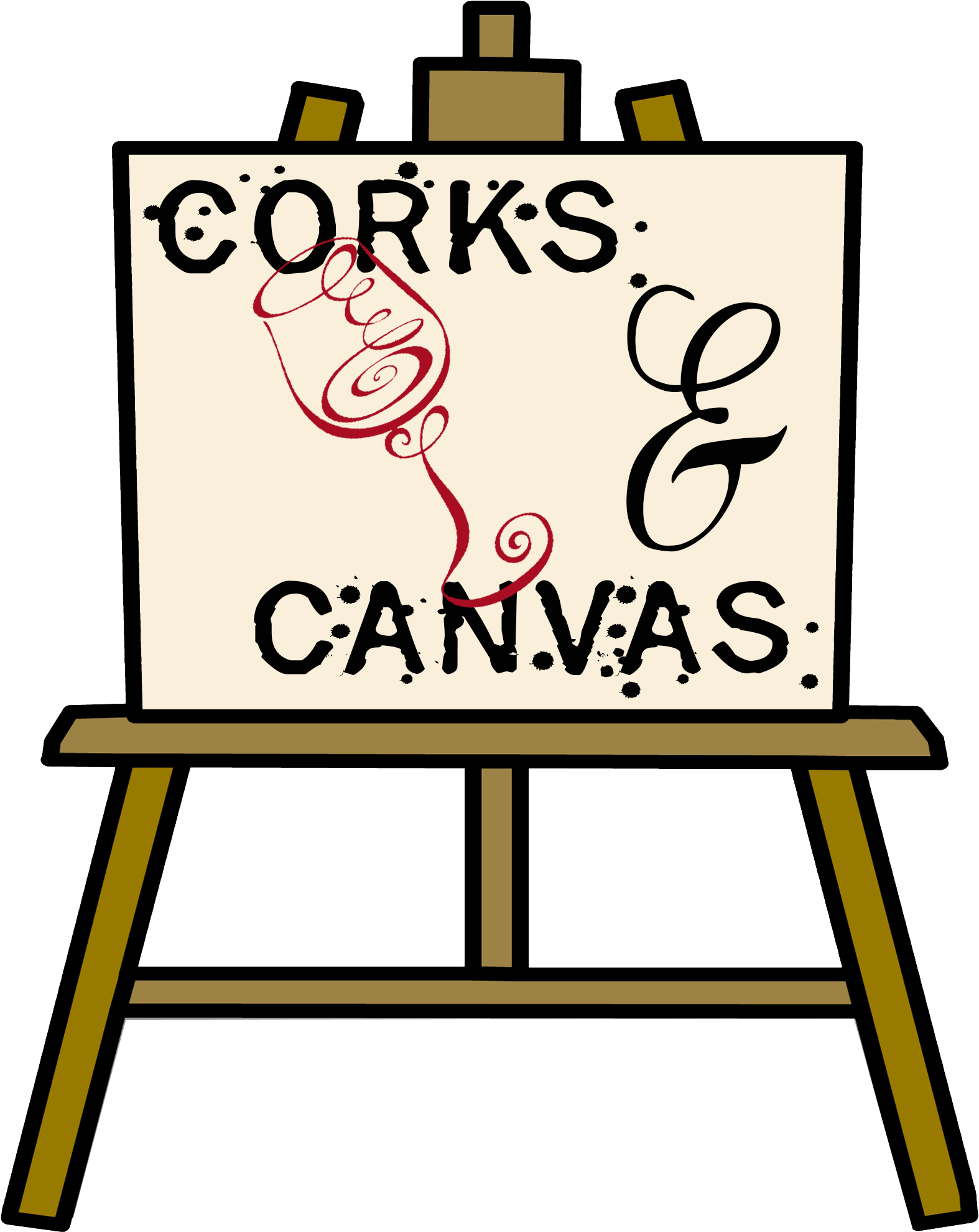 Corks Logo No Background From The Heart - Painting (1600x2000)