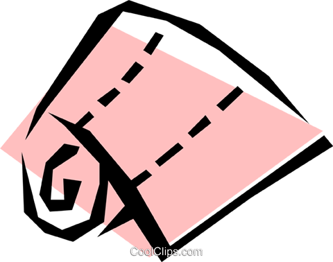 Paper Towels Royalty Free Vector Clip Art Illustration - Paper Towels Royalty Free Vector Clip Art Illustration (480x378)