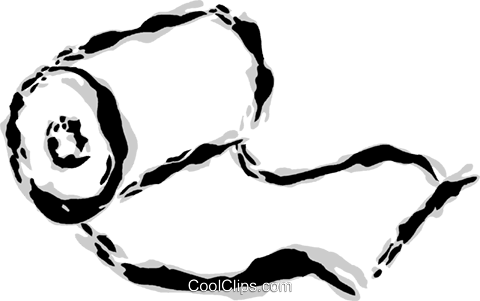 Paper Towels Royalty Free Vector Clip Art Illustration - Paper Towels Royalty Free Vector Clip Art Illustration (480x301)