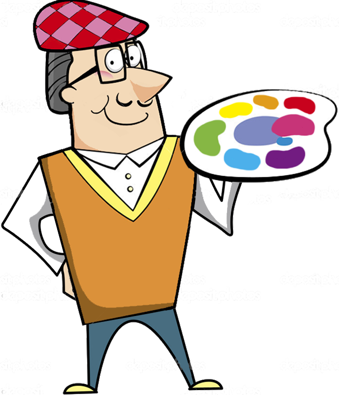 Drawing Clipart Easel Canvas Clip Art - Drawing (687x800)