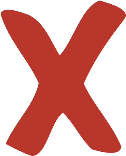 Arbcom Ru Declined - Cervene X Png (600x600)