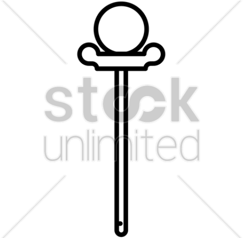 Staff Clipart Magical - Sausage On A Stick Transparent (640x480)