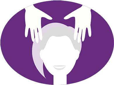 Gently Head Massage - Illustration (471x382)