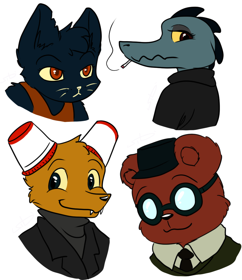 Night In The Woods Icons By S1dni - Cartoon (1001x1176)