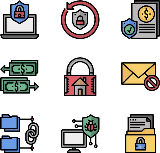 Security - Shopping Vector Icons - (600x564) Png Clipart Download