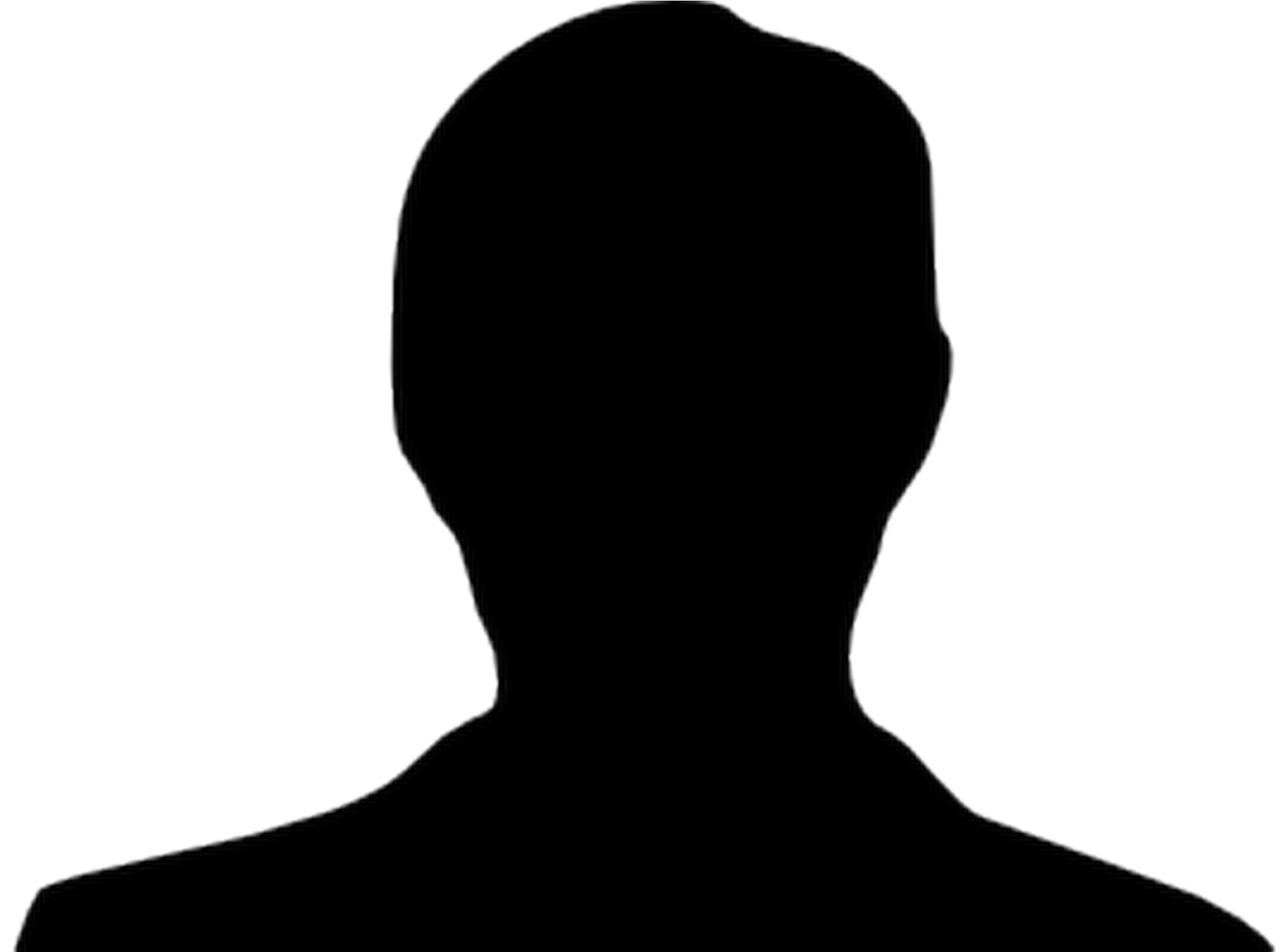 Silhouette Cameo - Silhouette Portrait De Face (2197x1463)