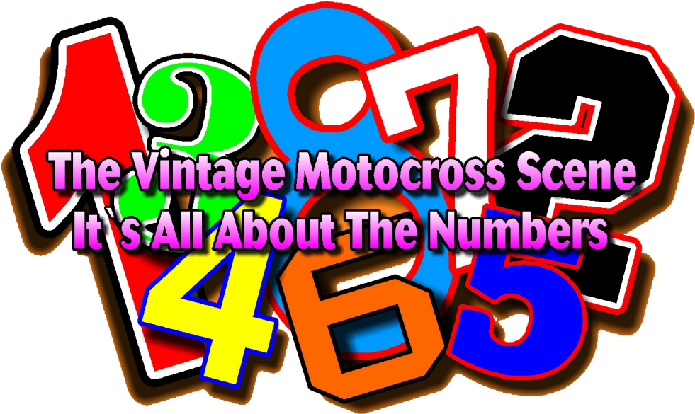Vintage Motocross Race Numbers Classicdirtbikerider - Number (1024x637)