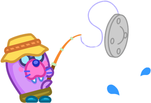 Cleetus The Seal With A Reel Caught A Manhole Cover - Portable Network Graphics (625x427)