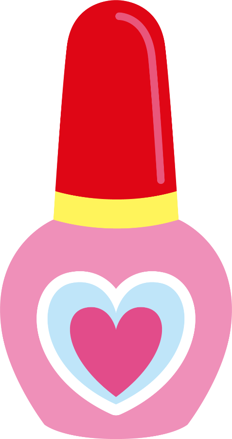 Meninas Minus Makeup Nail - Spa Party Dibujos (477x900)