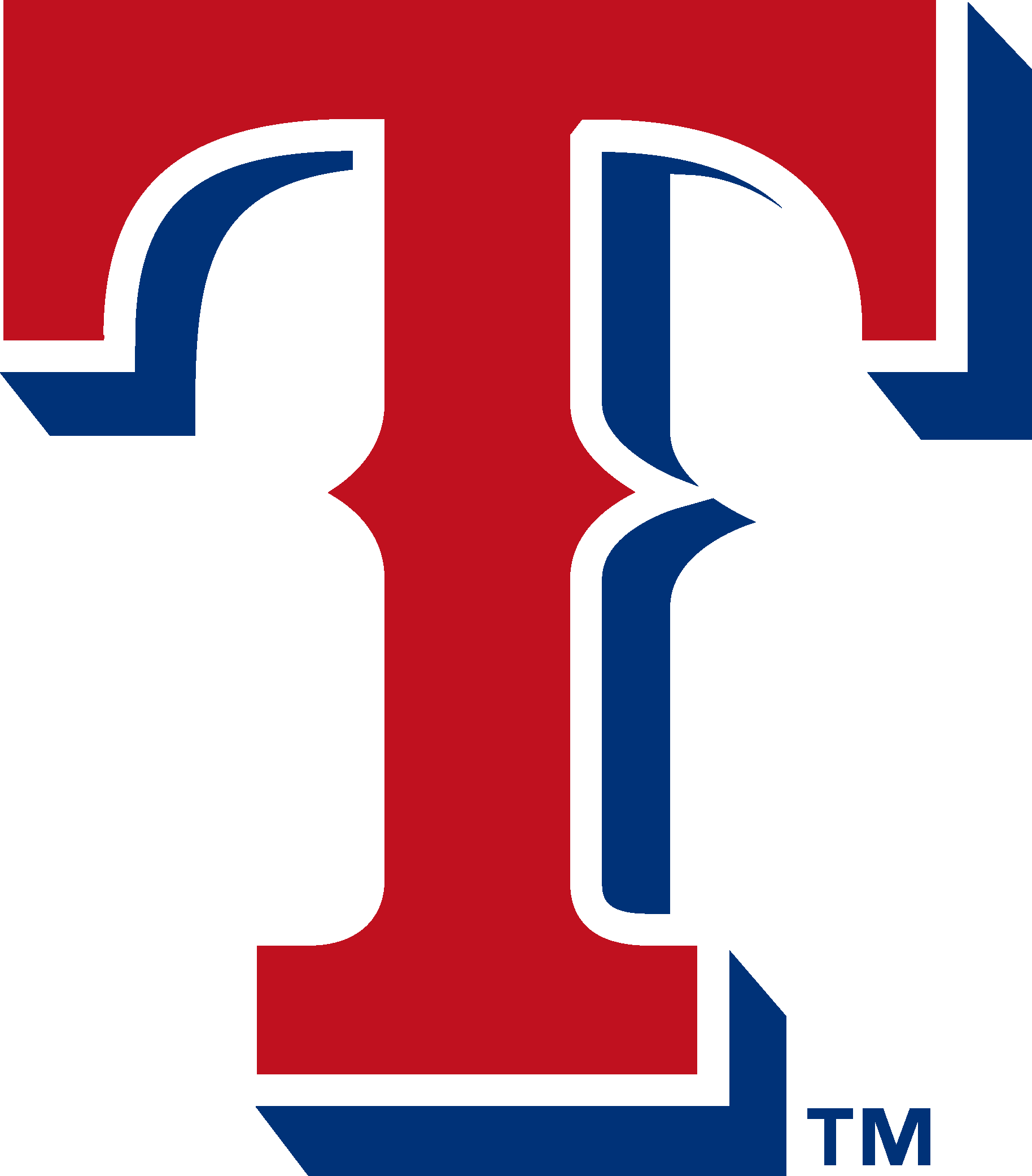 Texas Rangers Logo - Texas Rangers Logo (1828x2083)