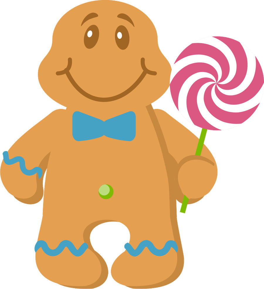 Christmas Gingerbread Man Clip Art Christmas Gingerbread - Candy Land Gingerbread Man (900x987)