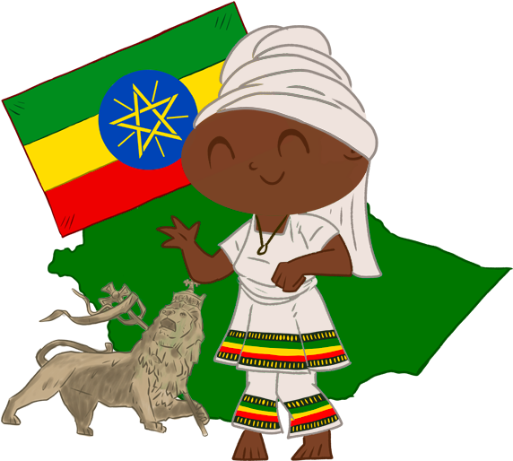 A World Of Welcome Life Thyme During - Ethiopia World Country National Flags Rectangle Refrigerator (1000x618)