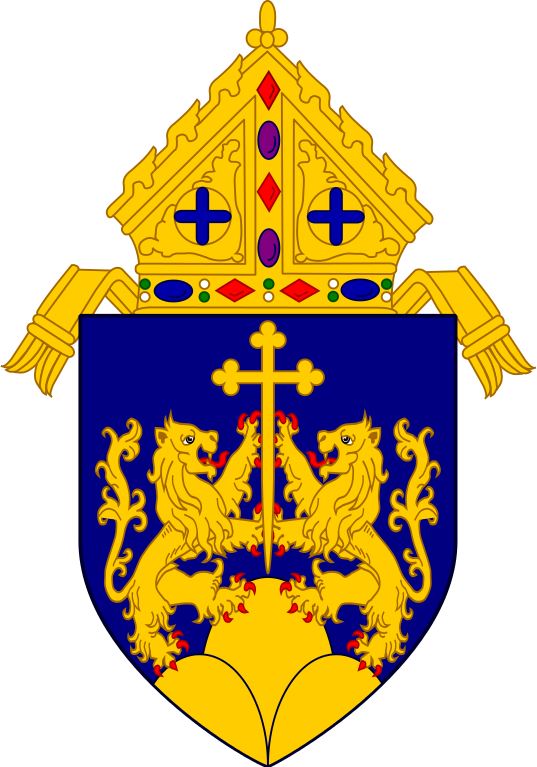 Coat Of Arms Of The Roman Catholic Diocese Of Baker - Diocese Coat Of Arms (537x767)