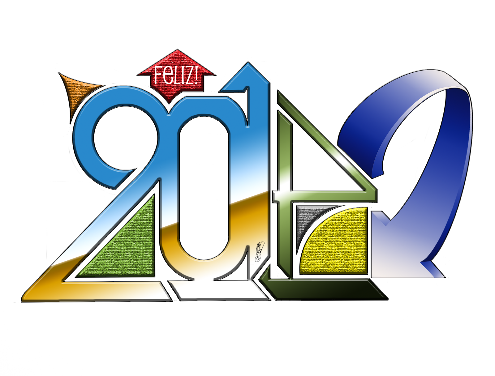 Un Saludo Y Prospero Año Nuevo - Graphic Design (1600x1216)