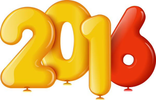 Feliz Año Nuevoaños - Красивые Цифры 2016 (600x385)