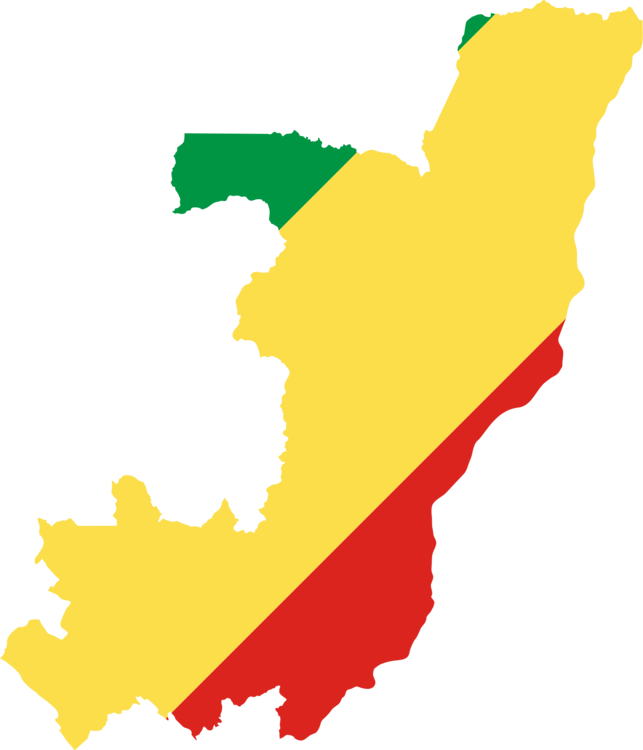Democratic Republic Of The Congo Flag Of The Republic - Congo Brazzaville Flag Png (643x750)