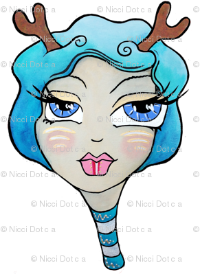 Patti Pinstripe Furry - Cartoon (300x400)