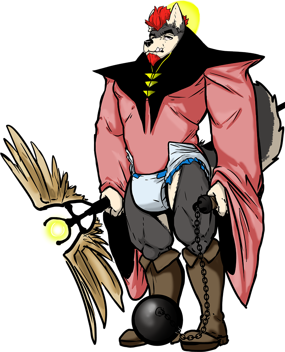 Final Member Of Knights Of The Changing Table Party - Cartoon (908x1280)