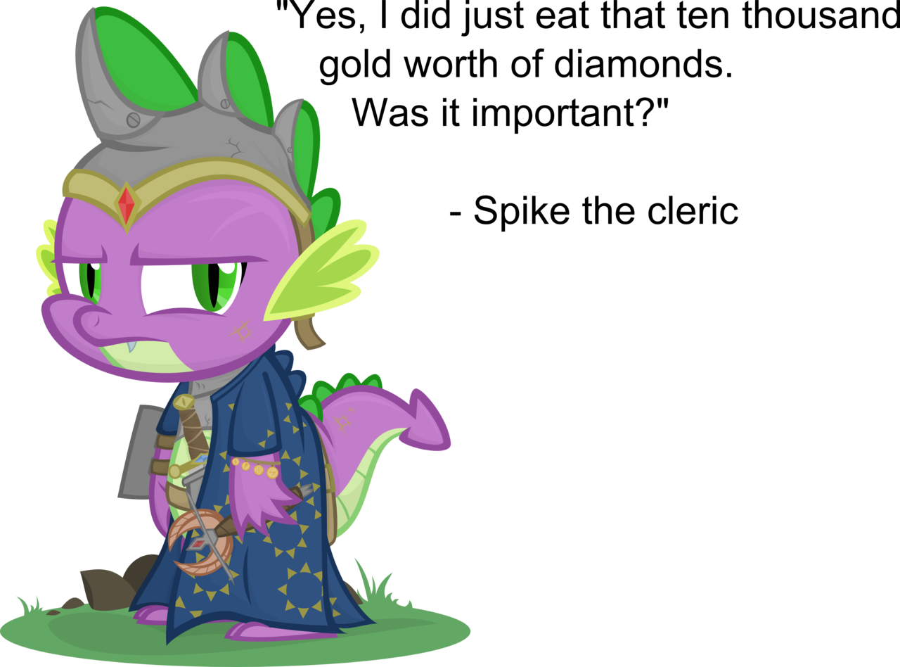 Jittery The Dragon, Cleric, Dungeons And Dragons, Pathfinder, - Cartoon (1280x948)