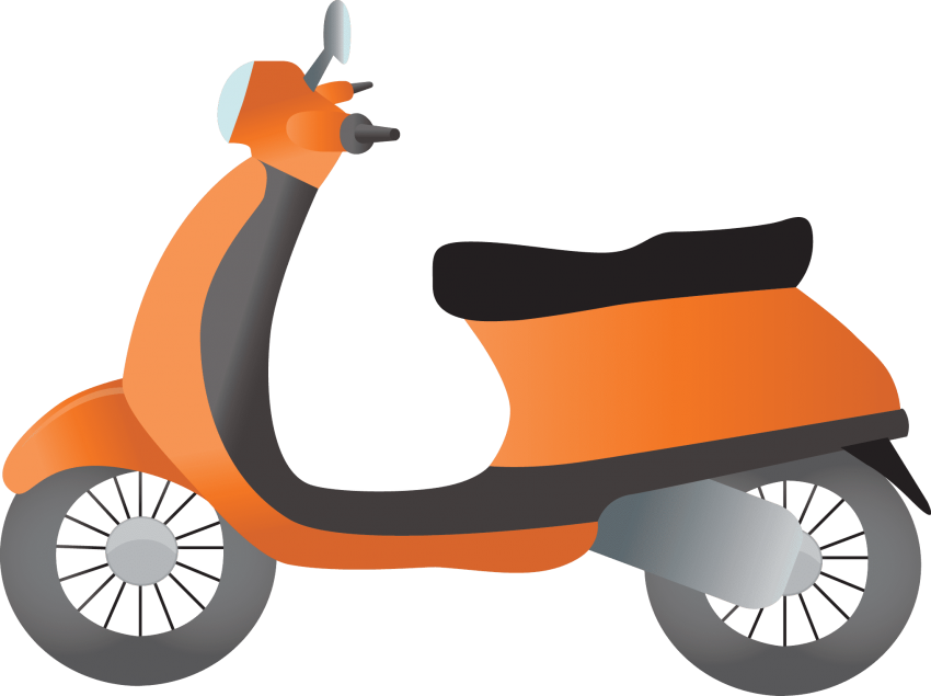 Png Free Images Toppng Transparent - Scooter Clipart Png (850x635)