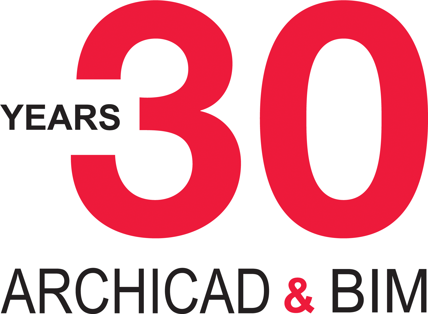 Archicad 30 Years Anniversary Logo For Use On Light - Archicad 30 Years (1749x1296)