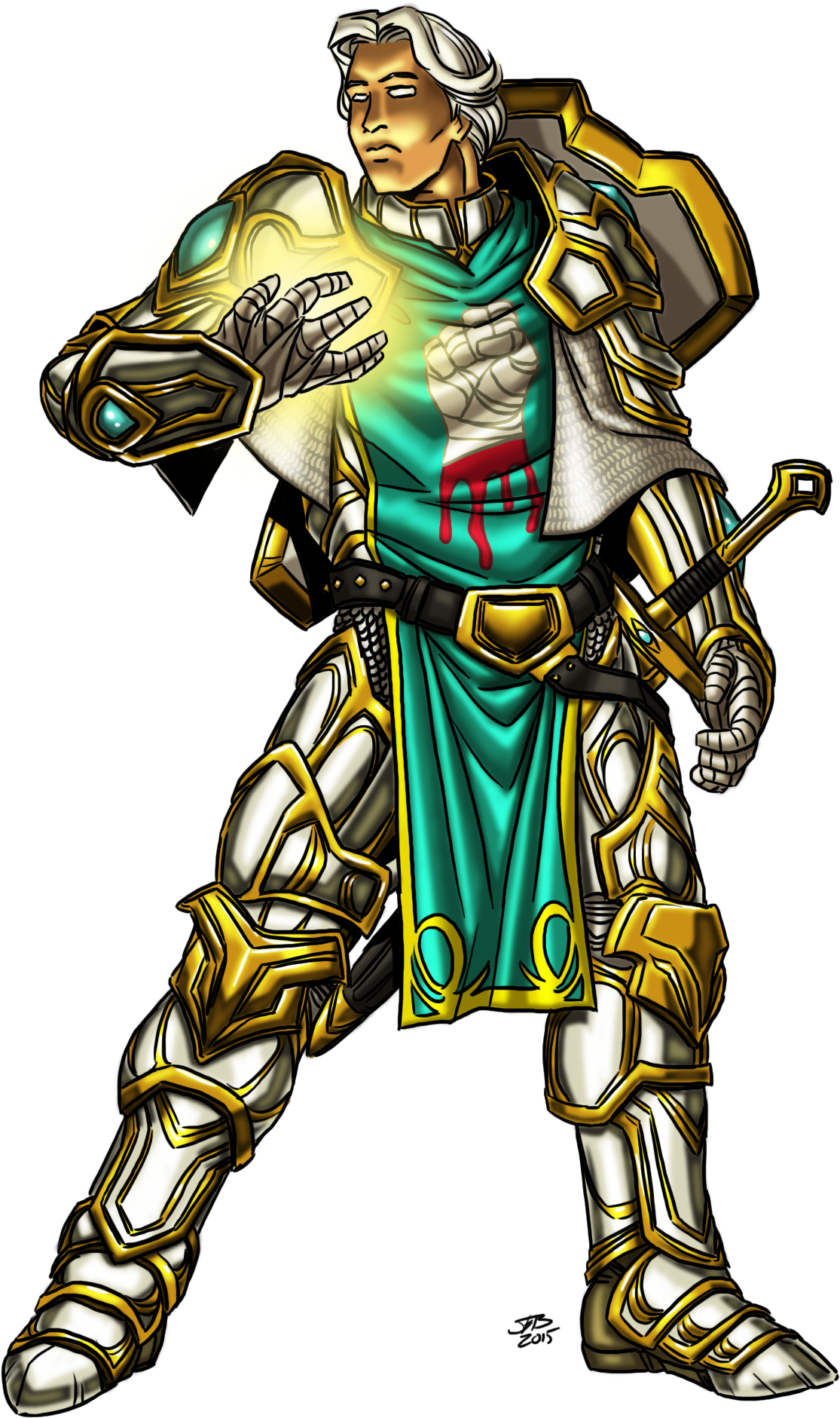 Aasimar Paladin By Prodigyduck - Pathfinder Aasimar Paladin (1545x2000)