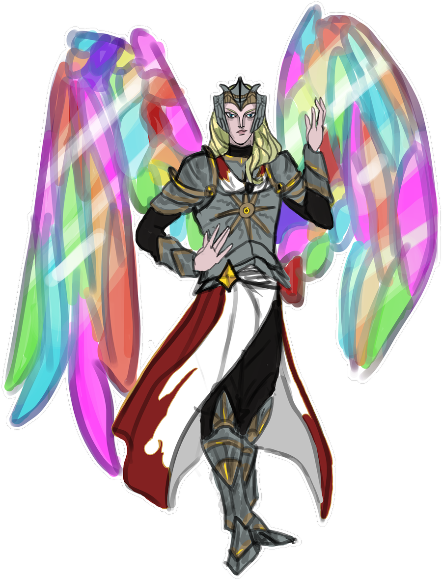 A Rough Colored Doodle Of My Friend& - Illustration (907x1200)