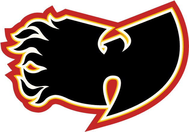 Wu-art Thursday - Calgary Flames Car Flag (1100x1100)