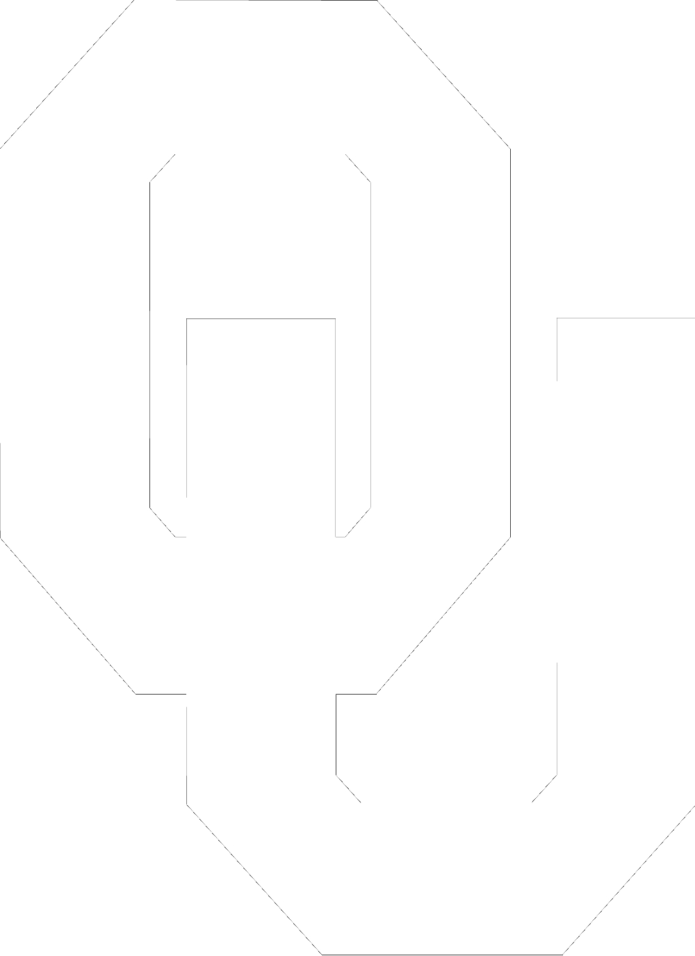 Meteorological And Geographic Relationships To West - Oklahoma Sooners White Logo (1000x1375)