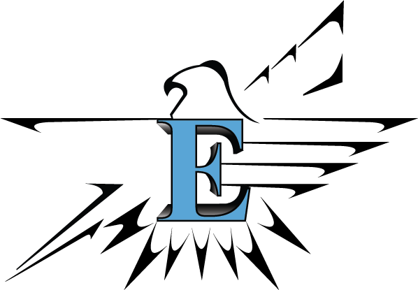 East High School - Cheyenne East High School Logo (598x415)