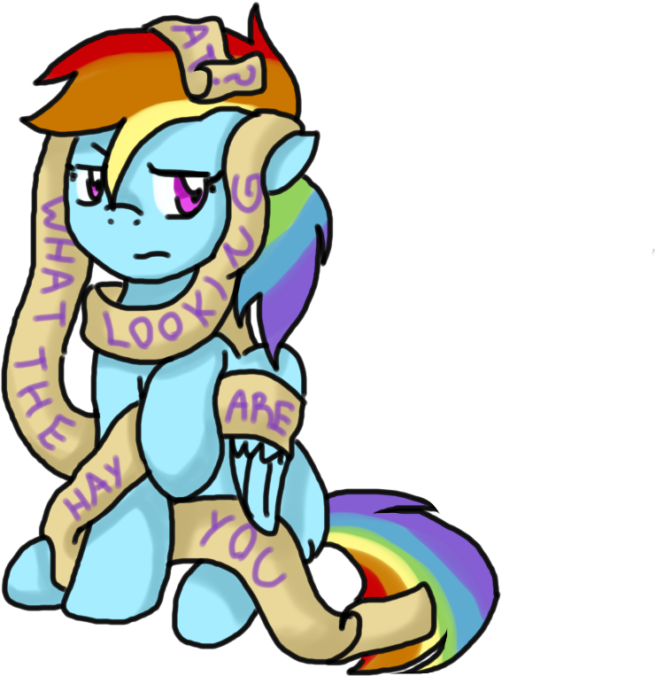 Stockingstreams, Old Banner, Rainbond Dash, Rainbow - Cartoon (1000x1000)