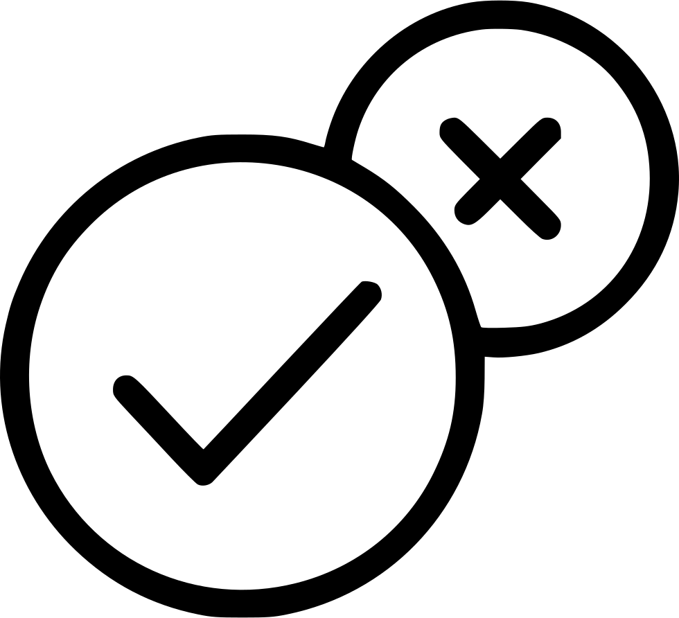 Check Ok Yes No Comments - Yes And No Icon (980x892)