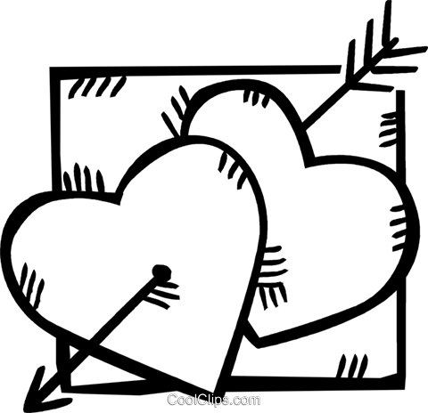 Download Love Clipart Line Art Clip Art - Heart (480x464)